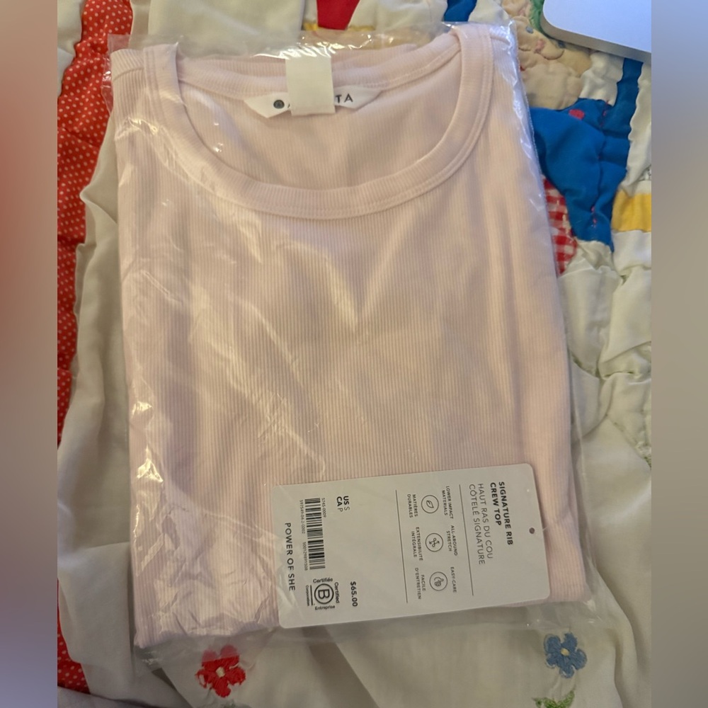 Athleta Ribbed Crewneck